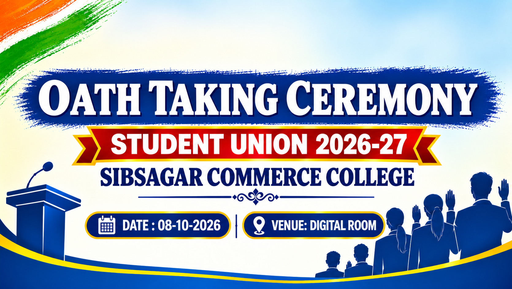 Oath Taking Ceremony Students Union Election 2026